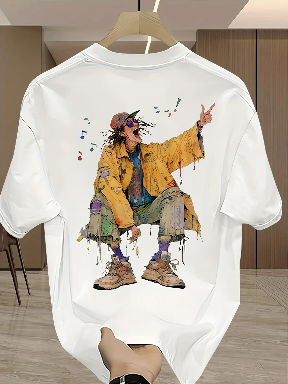 Psychedelic Boho Men's Oversize T-Shirt