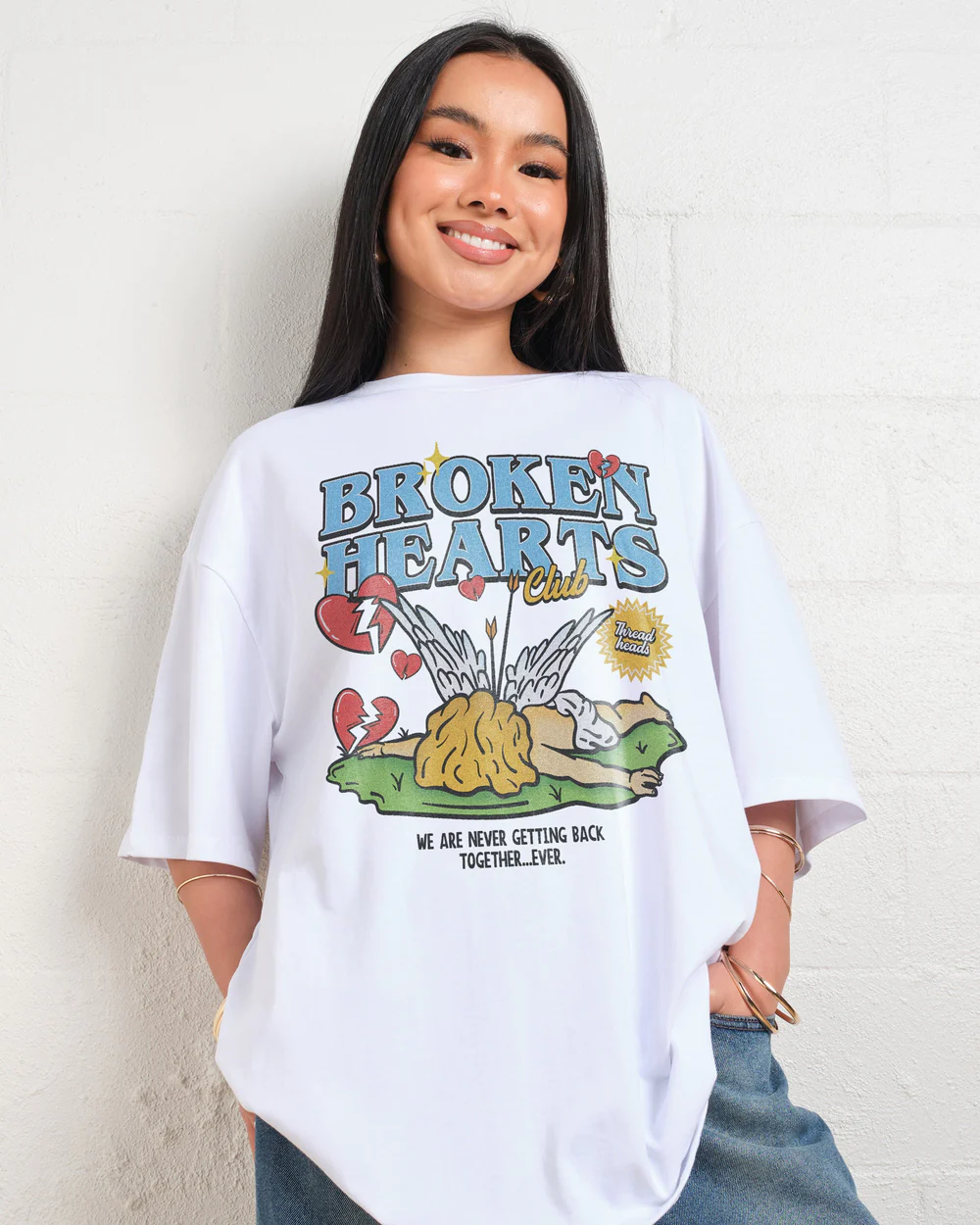 Broken Hearts Club Oversized T
