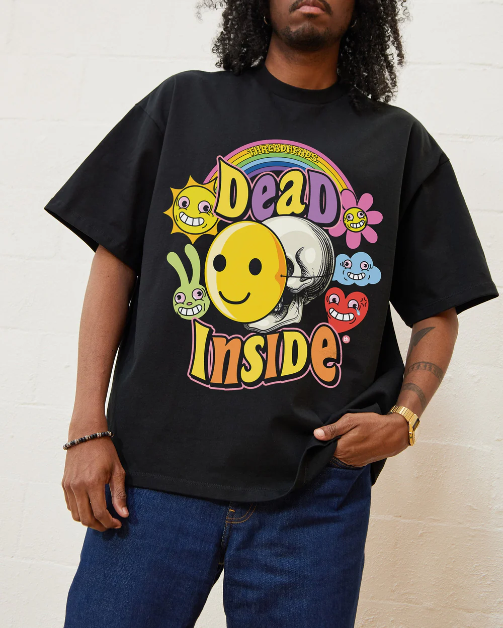 Dead Inside Oversized T-S